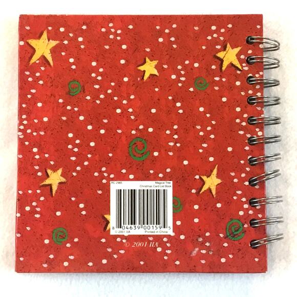 Mary Engelbreit Christmas Tree Card Address Book Spiral 2001 - Picture 3 of 4